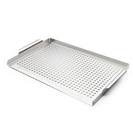 Weis 15281 Grilltablett aus Edelstahl 46 x 28,8cm