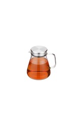 Weis 17036 Teekanne aus Borosilikatglas mit Filter im Deckel 800 ml
