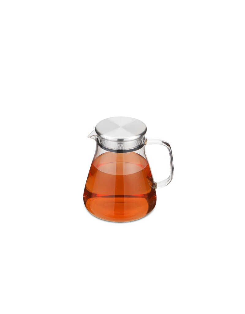Weis 17036 Teekanne aus Borosilikatglas mit Filter im Deckel 800 ml