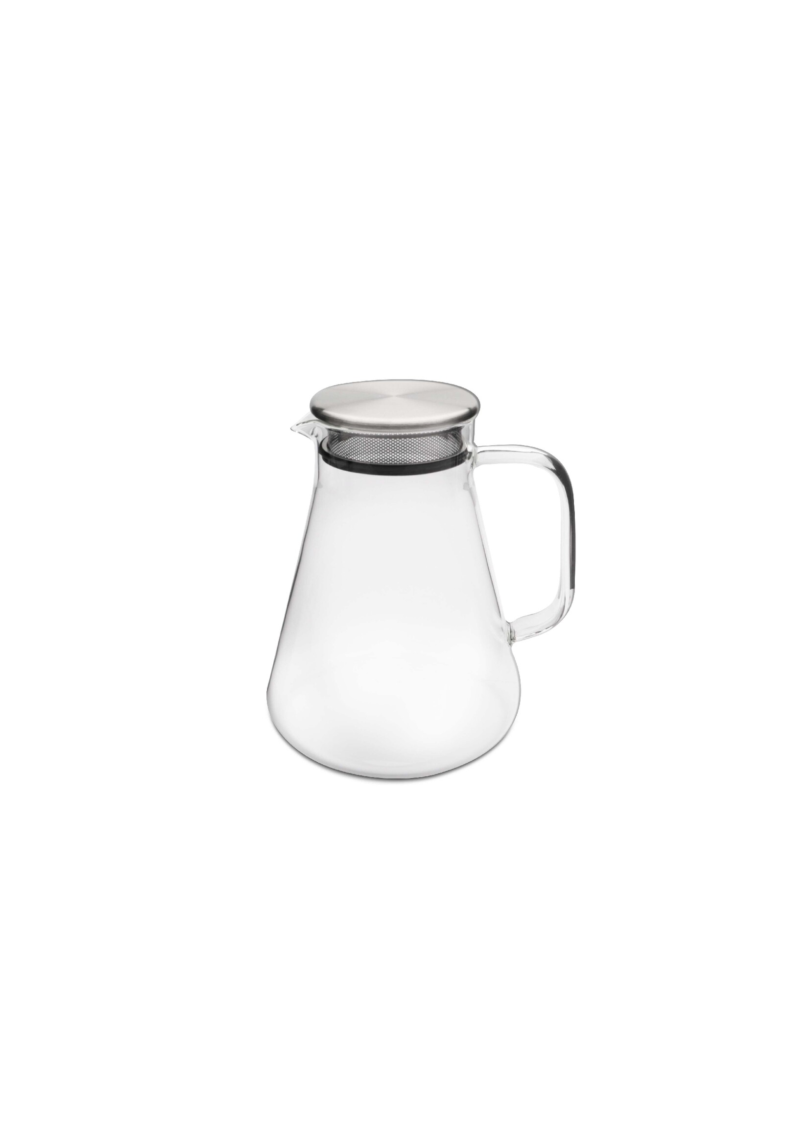 Weis 17037 Teekanne aus Borosilikatglas mit Filter im Deckel 1200 ml