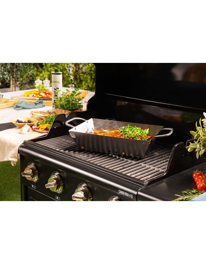 Edelstahl Grillschale 33,5x24,5x8,5cm 202970119-HE