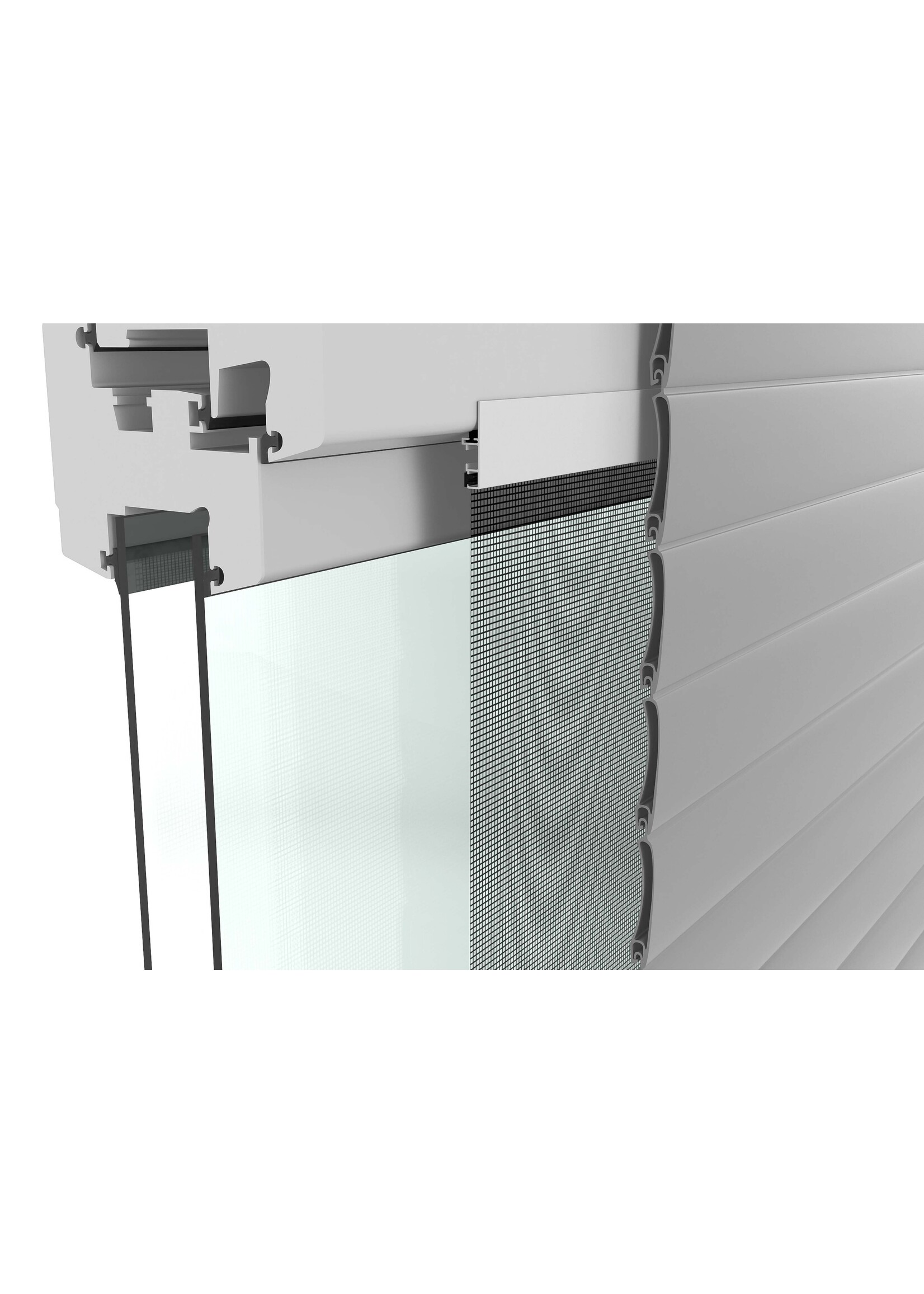 Fliegengitter Fensterbausatz 130x220cm weiss 101900101-VH