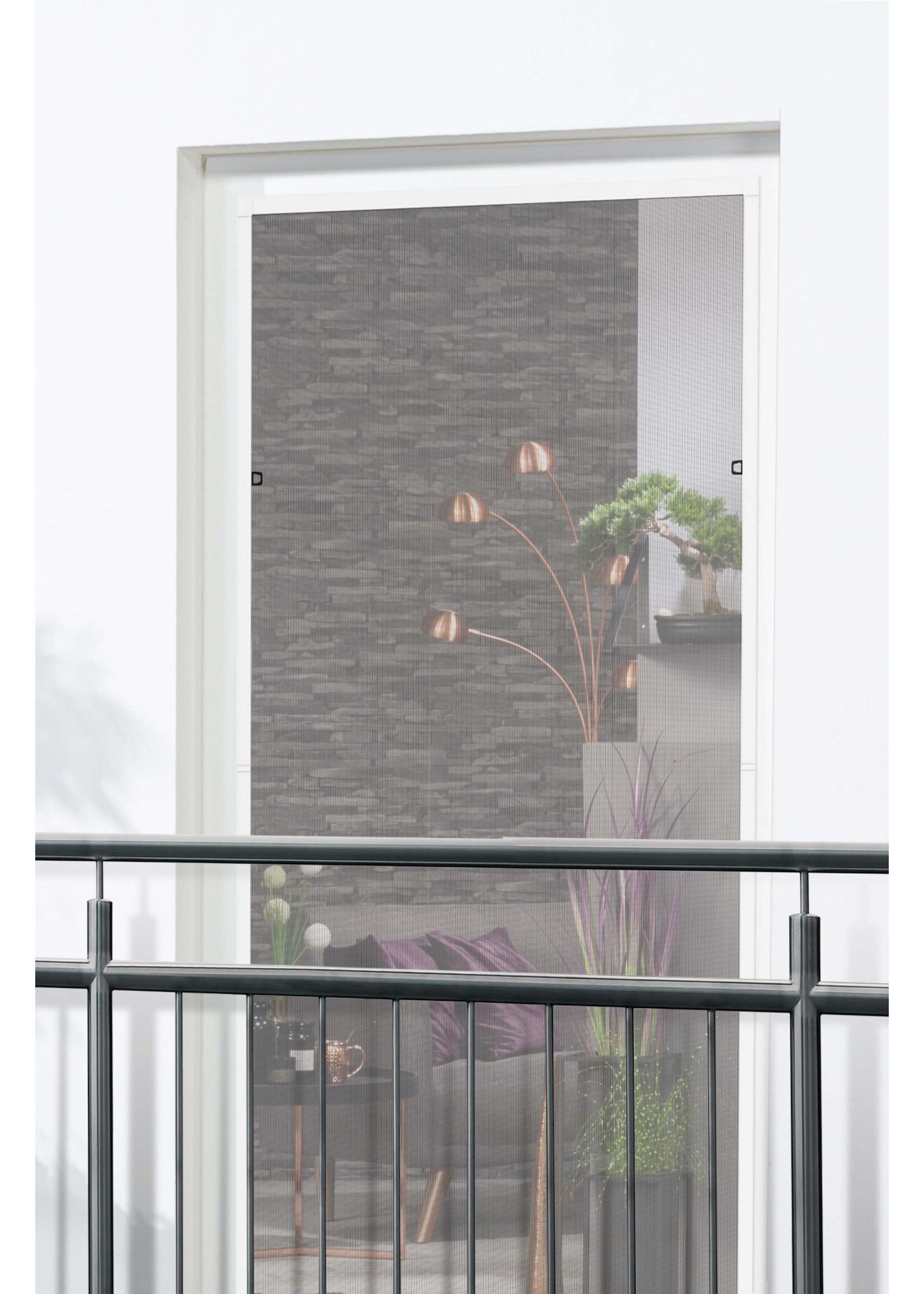 Fliegengitter Fensterbausatz 130x220cm weiss 101900101-VH