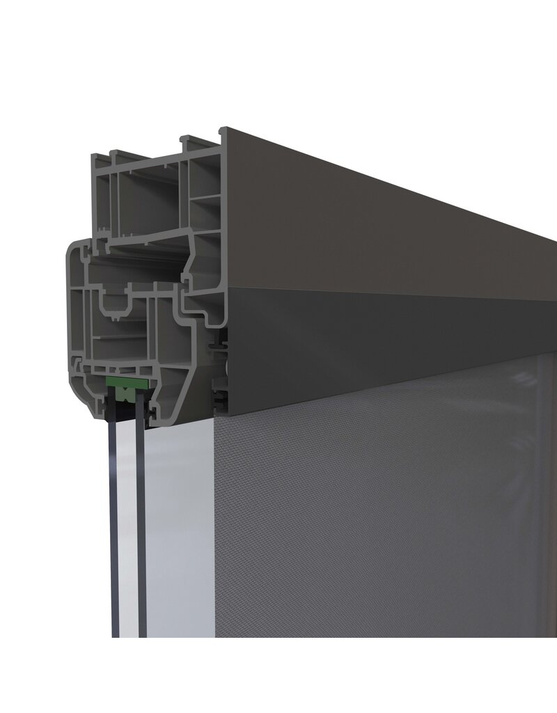 Fliegengitter Fensterbausatz 130x220cm anthrazit 101900107-VH