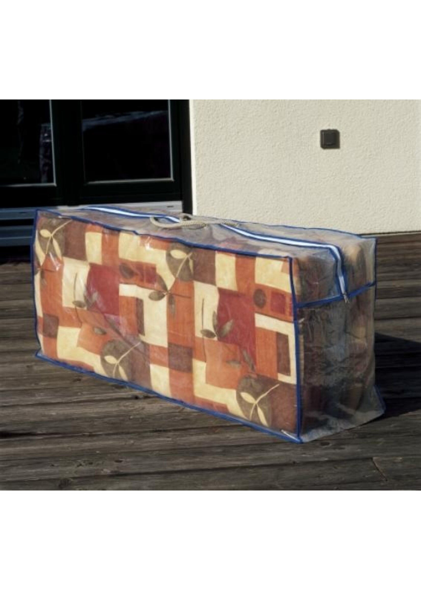 Tragetasche für Gartenmöbel Auflagen 125x32x50cm transparent 2427