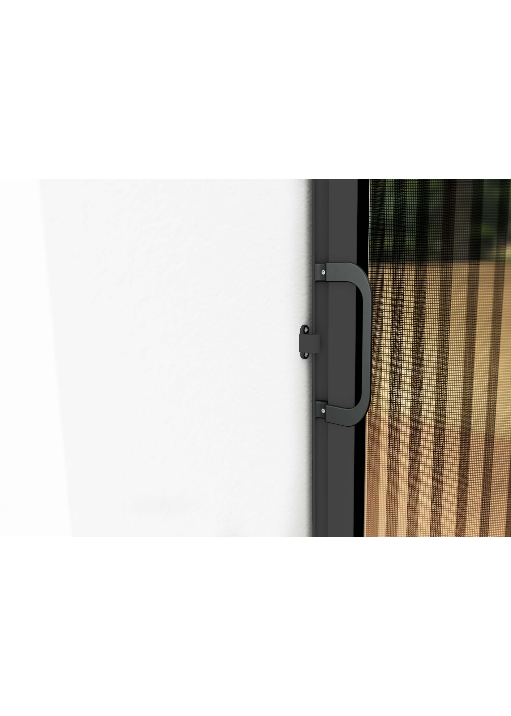 Alu Plissee Tür Professional 125x220 kürzbar anthrazit 101460107-VH