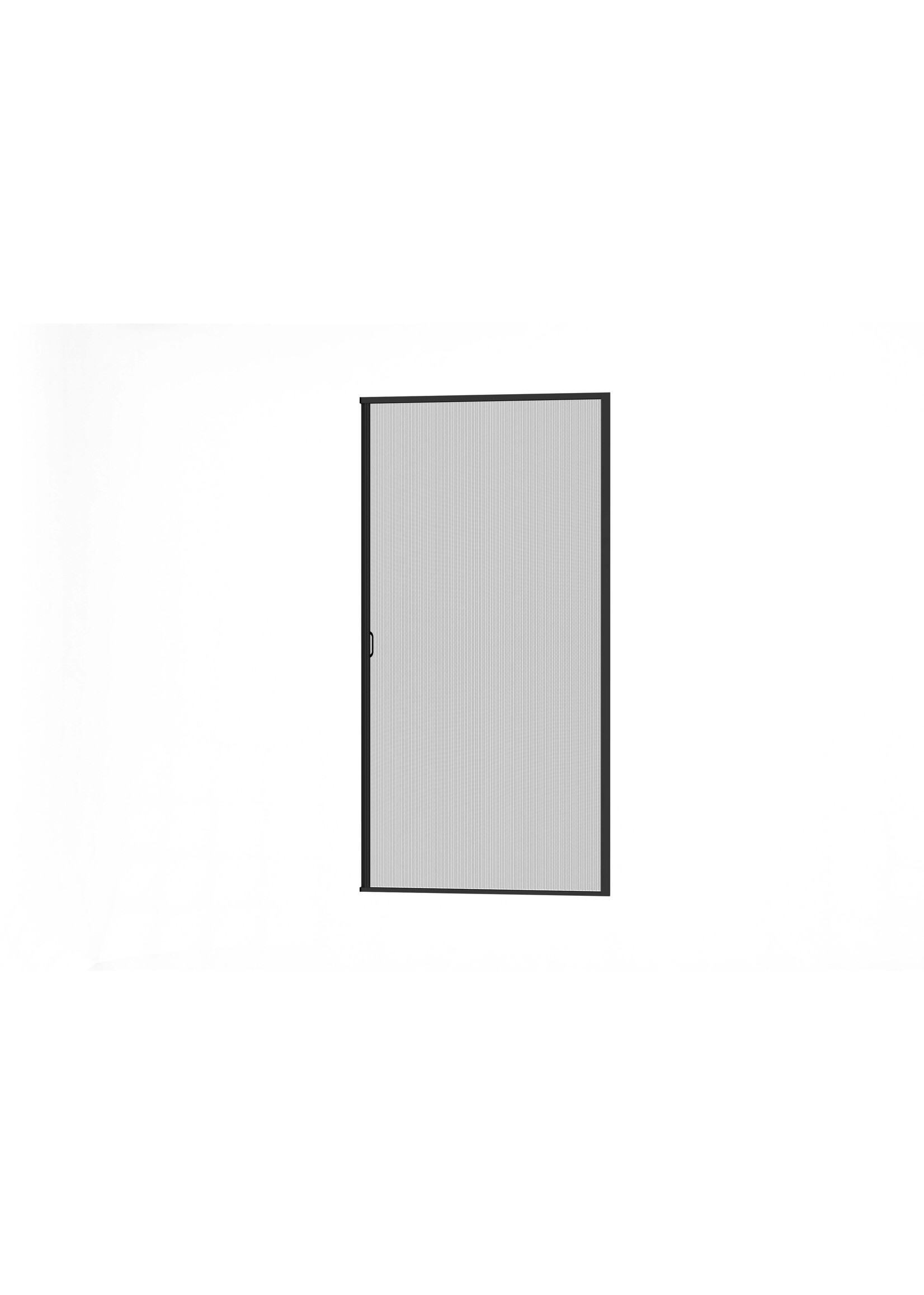 Alu Plissee Tür Professional 125x220 kürzbar anthrazit 101460107-VH