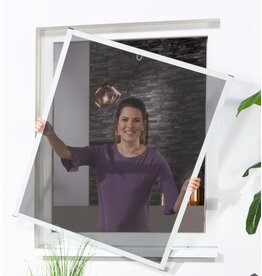 Fensterbausatz Master SLIM 100x120cm weiss Pollenschutzgewebe 100690801-VH
