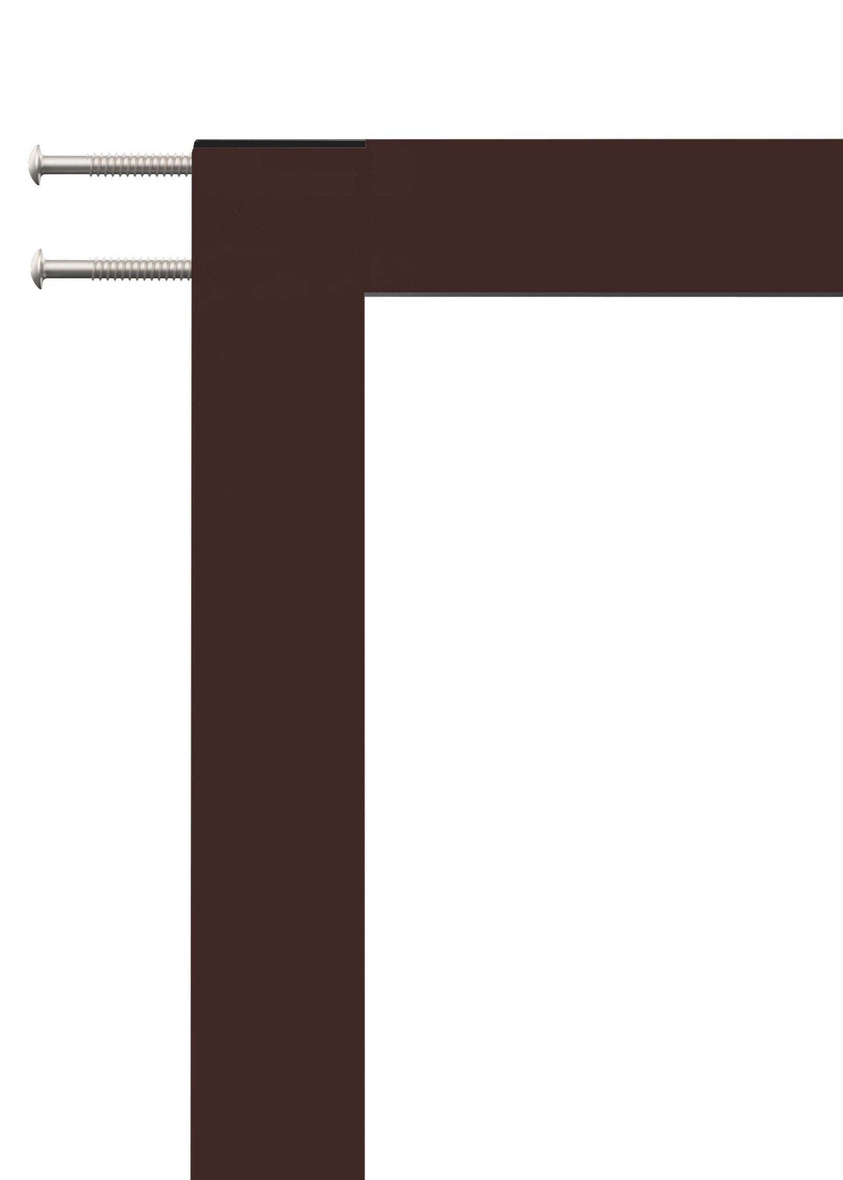 Fliegengitter Fensterbausatz Master SLIM 80x100cm braun 100695302-VH