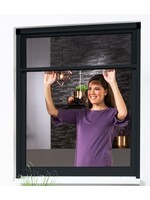 Fliegengitter Alu Rollobausatz Fenster smart 130x160cm anthrazit 100910107-VH