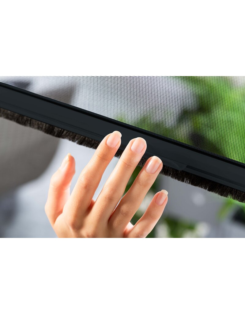 Fliegengitter Alu Rollobausatz Fenster smart 130x160cm anthrazit 100910107-VH