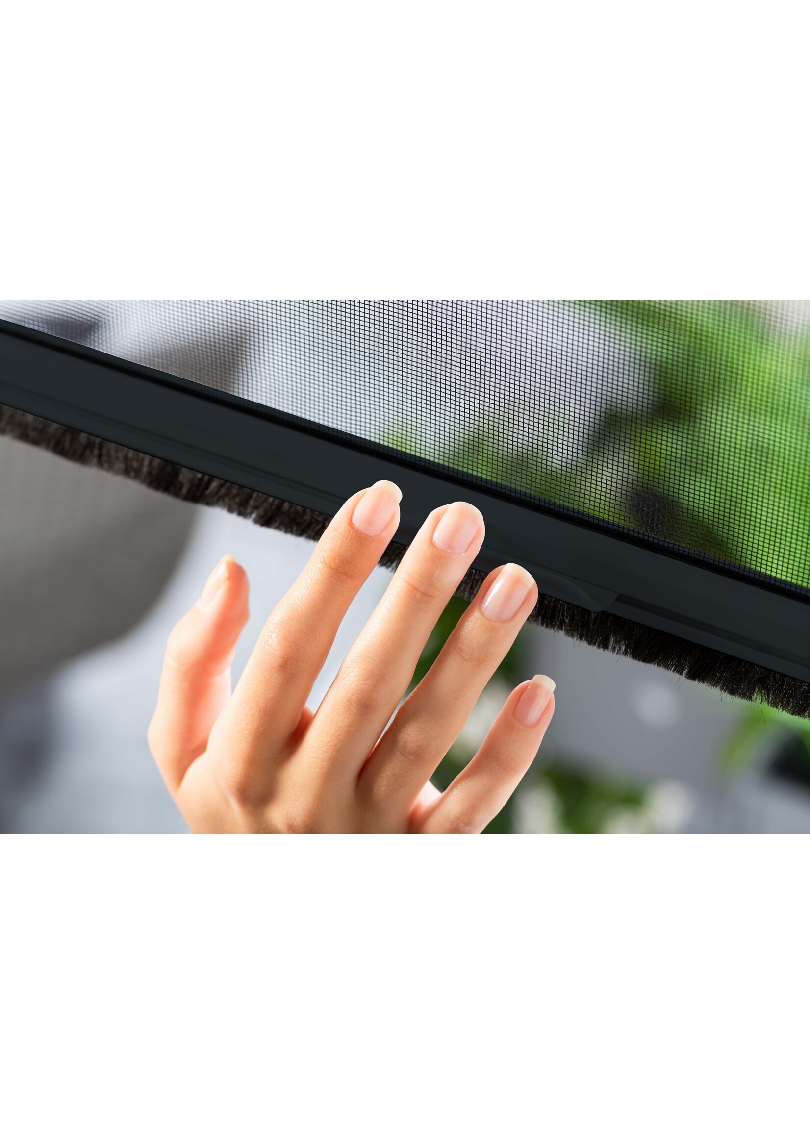Fliegengitter Alu Rollobausatz Fenster smart 160x160cm anthrazit 100910407-VH