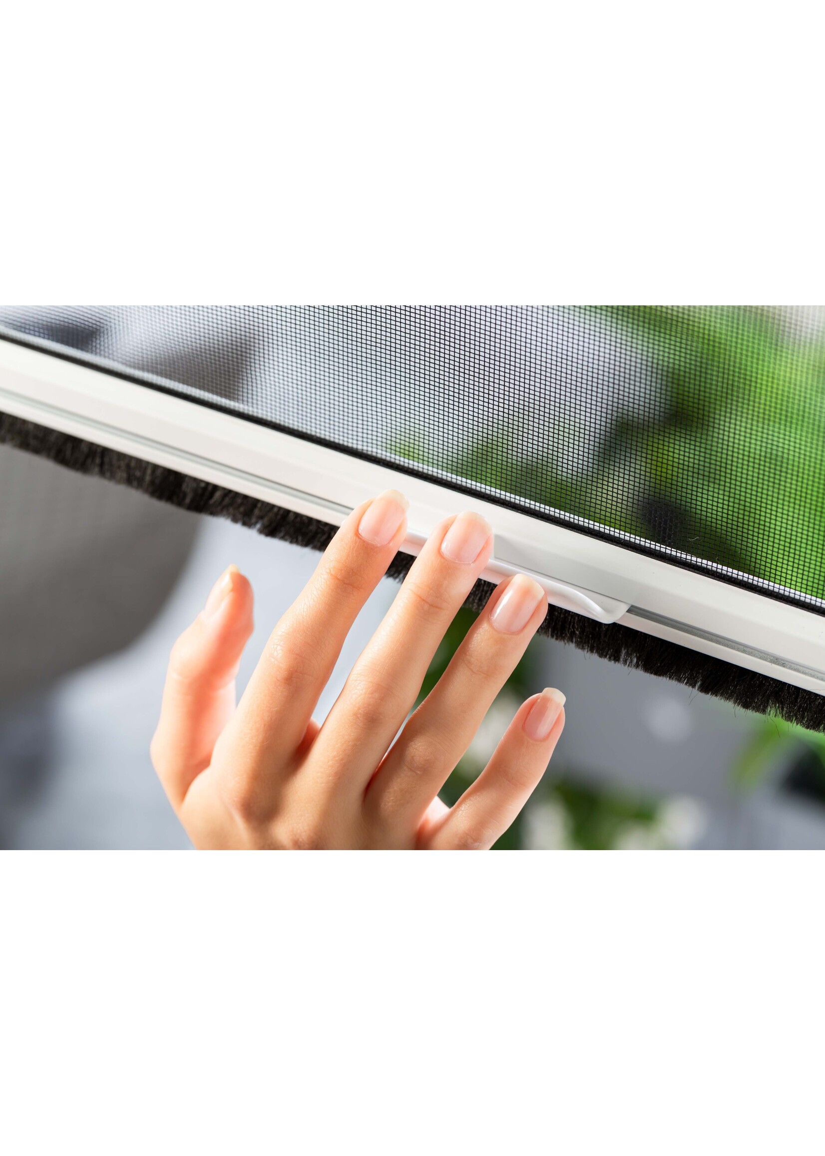 Fliegengitter Alu Rollobausatz Fenster smart 130x160cm weiss 100910101-VH