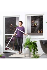 Fliegengitter Fensterbausatz flächenbündig 100x120 weiss 101025201-VH