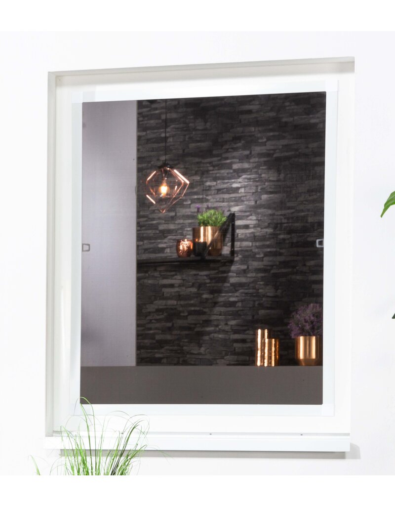 Fliegengitter Fensterbausatz flächenbündig 130x150 weiss 101025101-VH