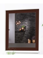 Fliegengitter Fensterbausatz flächenbündig 130x150 braun 101025102-VH