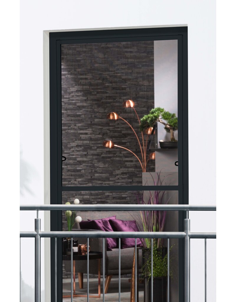 Fliegengitter Fensterbausatz Master XL SLIM 130x220cm anthrazit 101580107-VH