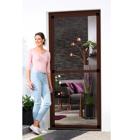 Fliegengitter Tür Bausatz flächenbündig 100x210cm braun 101620102-VH