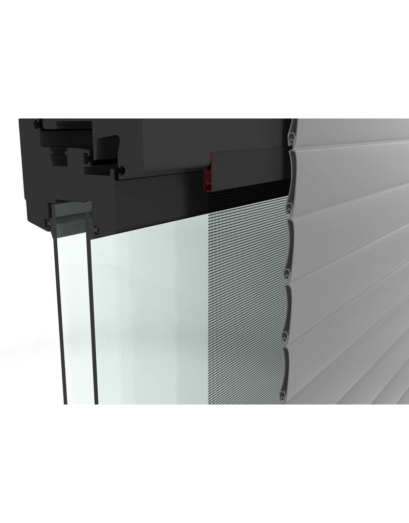 Fliegengitter Tür Bausatz flächenbündig 100x210cm anthrazit 101620107-VH