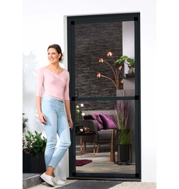 Fliegengitter Tür Bausatz flächenbündig 100x210cm anthrazit 101620107-VH