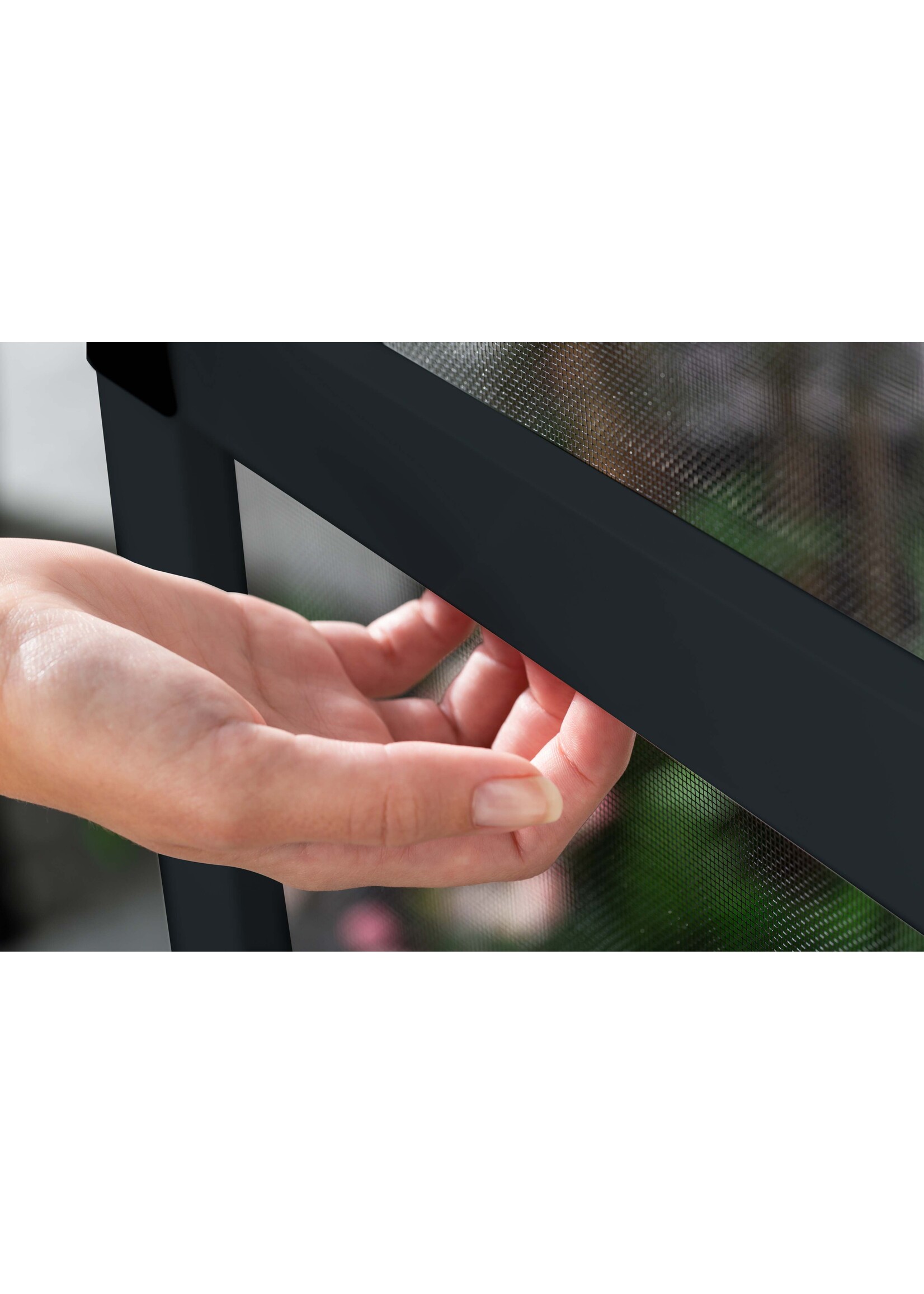Fliegengitter Tür Bausatz flächenbündig 100x210cm anthrazit 101620107-VH