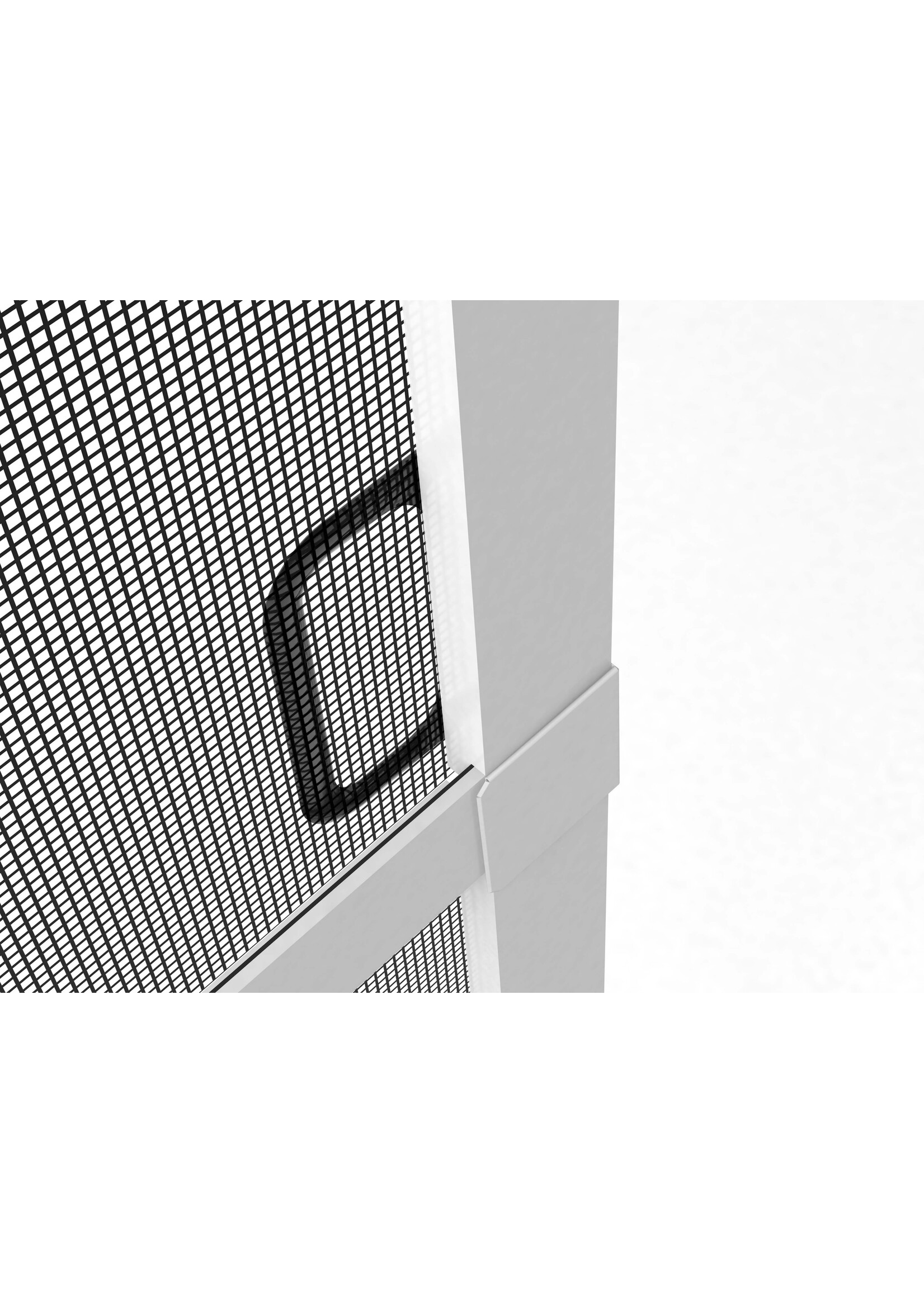 Fliegengitter Tür Bausatz flächenbündig 100x210cm weiss 101620101-VH
