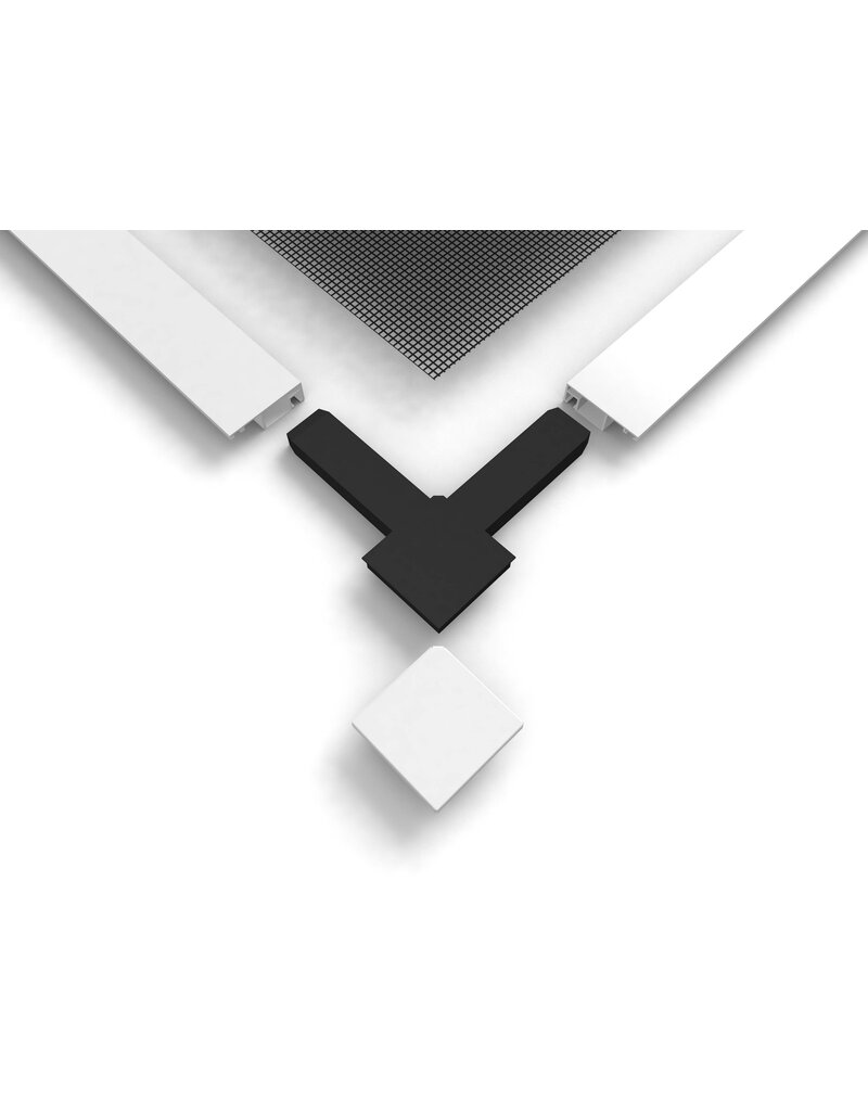 Fliegengitter Tür Bausatz flächenbündig 100x210cm weiss 101620101-VH