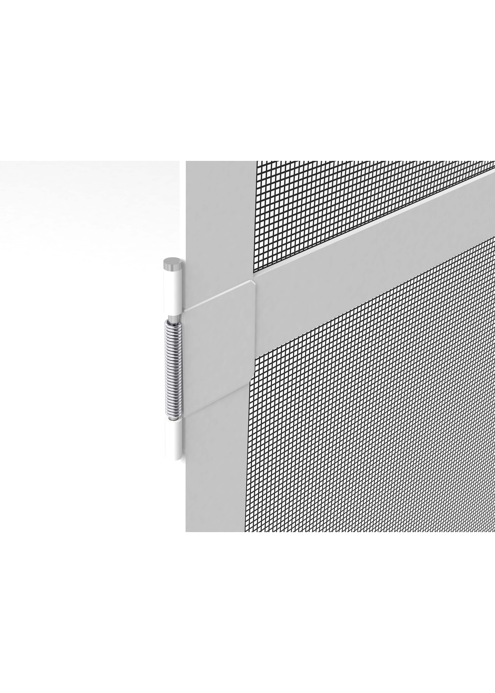 Fliegengitter Tür Bausatz flächenbündig 100x210cm weiss 101620101-VH