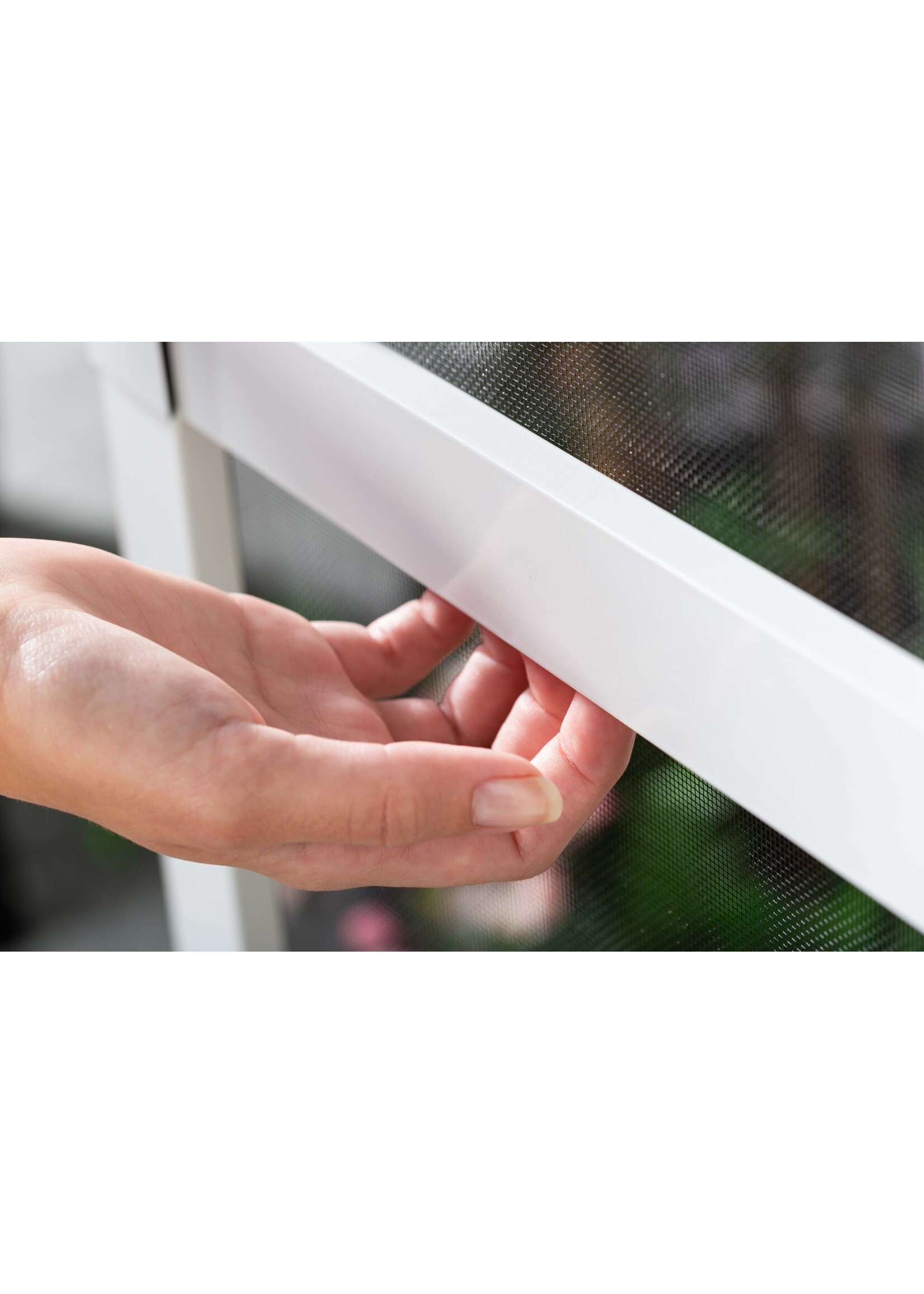 Fliegengitter Tür Bausatz flächenbündig 100x210cm weiss 101620101-VH