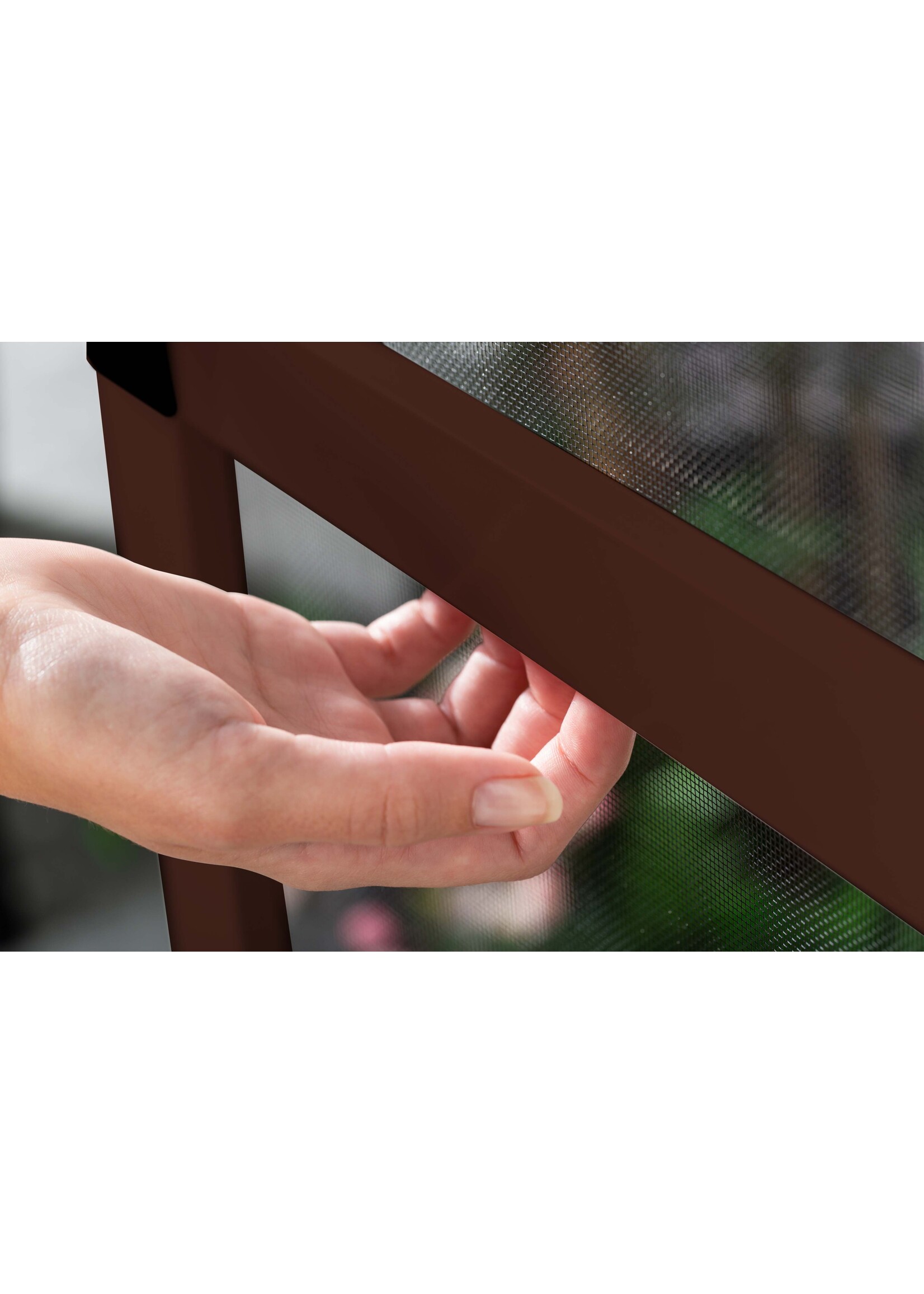 Fliegengitter Tür Bausatz flächenbündig 120x240cm braun 101620202-VH