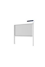 Insektenschutz Rollo elektrisch Solar 130x160 weiss 101830301-VH