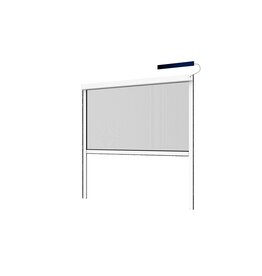 Insektenschutz Rollo elektrisch Solar 130x160 weiss 101830301-VH