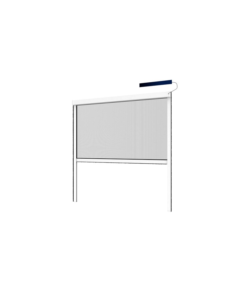Insektenschutz Rollo elektrisch Solar 130x160 weiss 101830301-VH