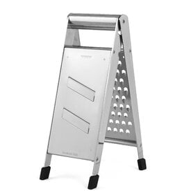 Weis 12455 Edelstahl Klappreibe Hobel mit 2 Reibeflächen