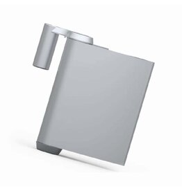 Türschliesser aus Stahl silber DIN links und rechts ohne Bohren 201640103-HE