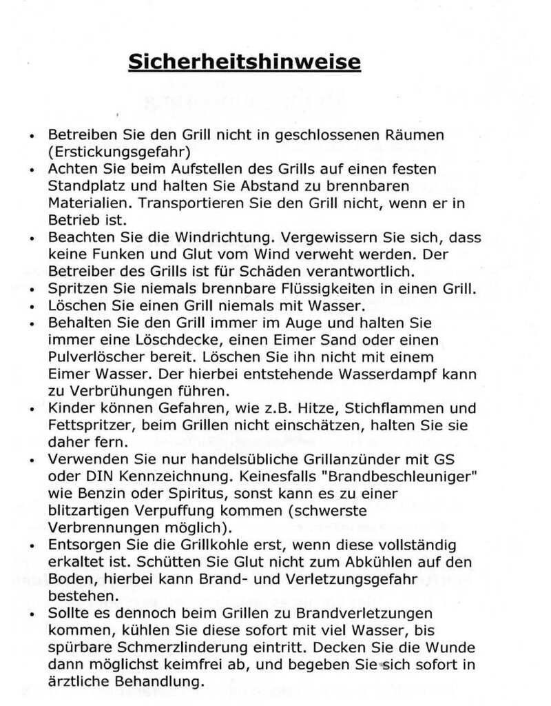 Edelstahl Grill Grilltonne klappbar für Camping Strand 1282-48