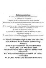 Westerholt 2473 Grillfass Grill Rundgrill aus Gusseisen und Stahl