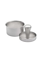Weis 15231 Edelstahl Burgerpresse mit Gewichts-Skala