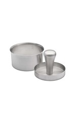 Weis 15231 Edelstahl Burgerpresse mit Gewichts-Skala