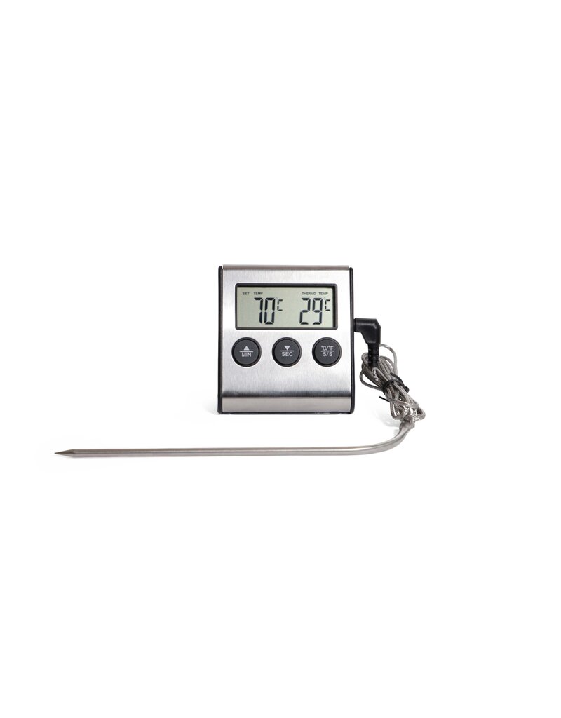 Weis 15257 Digitalthermometer Bratenthermometer Timer digital bis 250 Grad