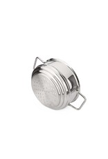 Weis 18810 Edelstahl Dünstaufsatz für Töpfe 16 cm, 18 cm und 20 cm