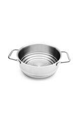 Weis 18810 Edelstahl Dünstaufsatz für Töpfe 16 cm, 18 cm und 20 cm