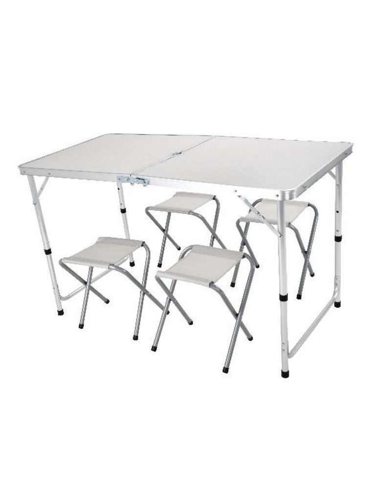 Camping Set Klapptisch und 4 Klapphocker 2720