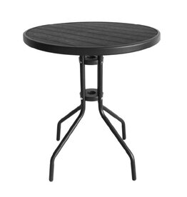 Bistrotisch Gartentisch  rund 60cm anthrazit 2722