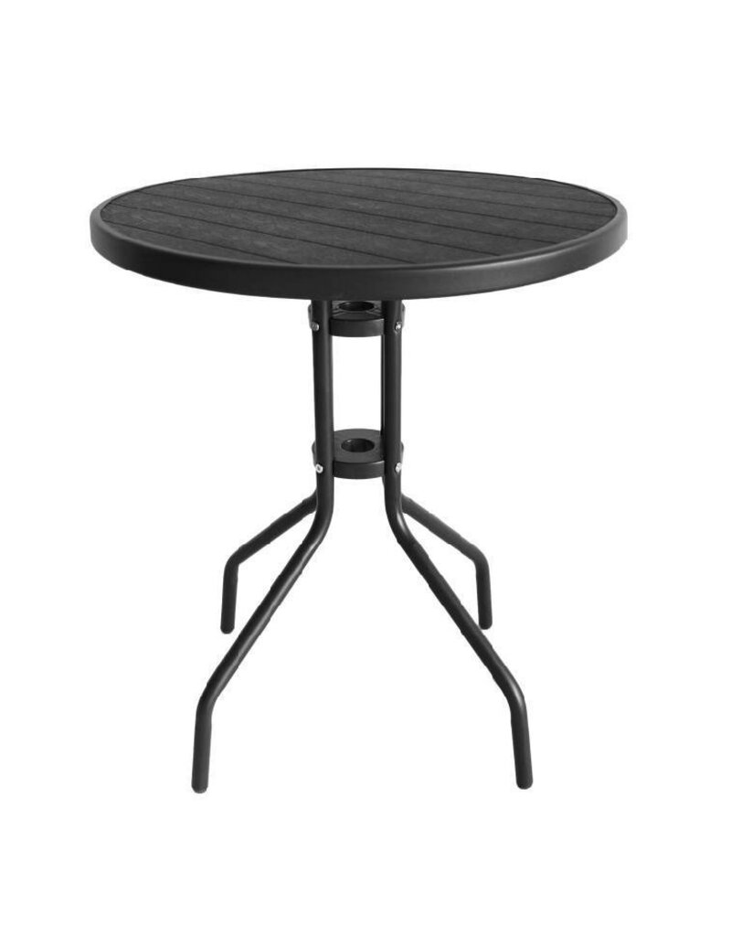 Bistrotisch Gartentisch  rund 60cm anthrazit 2722