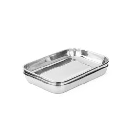 Weis 11300 Edelstahl Panierset mit 3 Schalen
