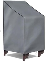 Schutzhülle für Stapelstühle 65x65x80/120cm anthrazit 61080
