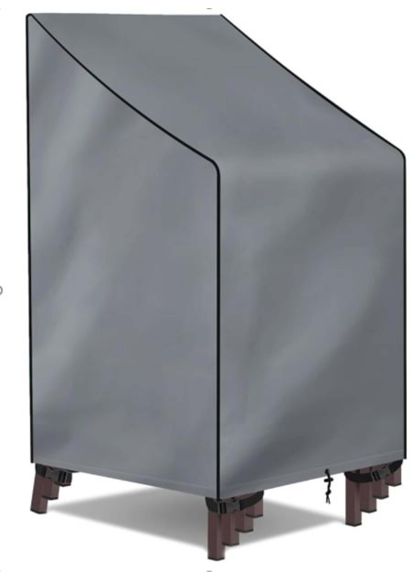 Schutzhülle für Stapelstühle 65x65x80/120cm anthrazit 61080