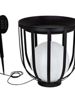 Tisch Beistelltisch mit Solar LED Kugellampe 70486