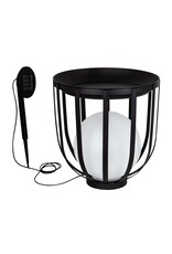 Tisch Beistelltisch mit Solar LED Kugellampe 70486